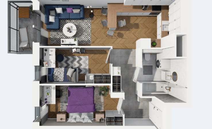 mieszkanie na sprzedaż - Lublin, Ponikwoda